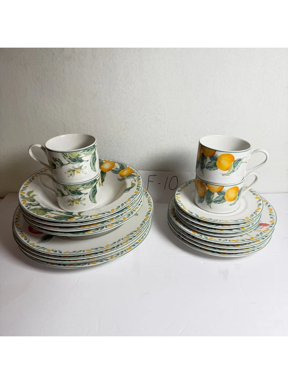 Julie Pople Country Fruit Collection Dinnerware Set 20 pc F-10